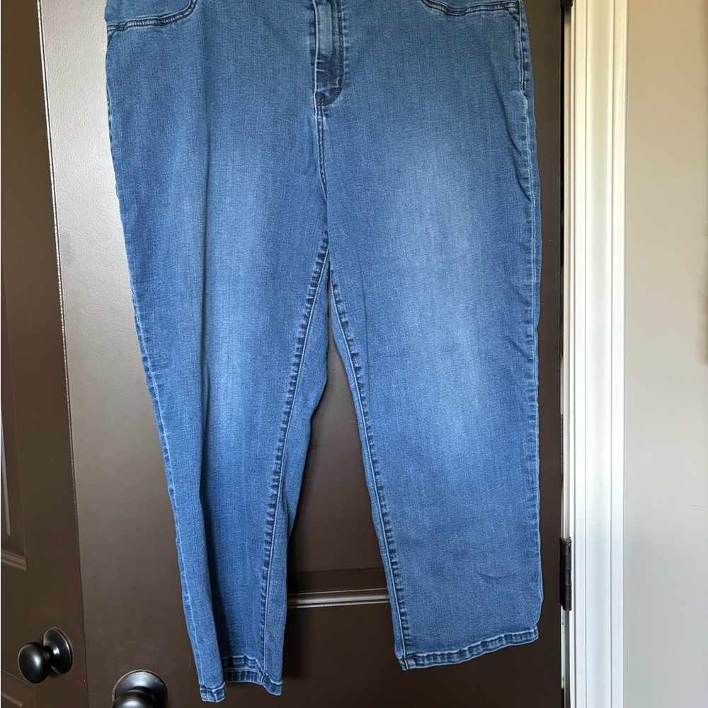 Chico's Classic Blue Ankle Jeans